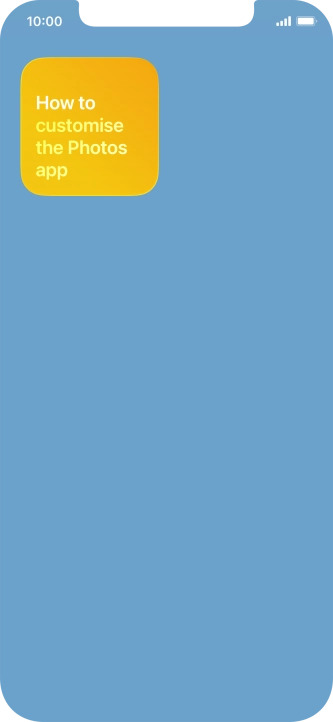 Press and hold the required Widget Stack.