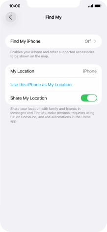Press Find My iPhone.