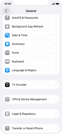 Press Background App Refresh.