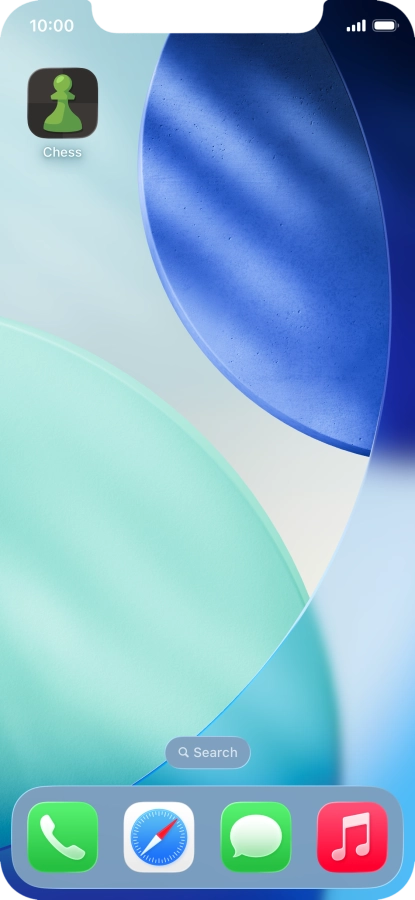 Press and hold the required app.