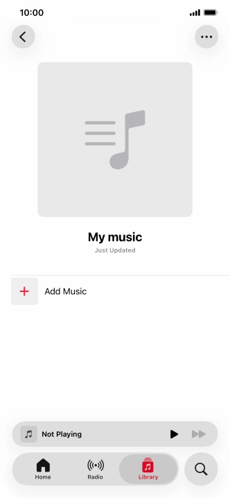 Press Add Music.