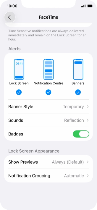 Press Notification Grouping.