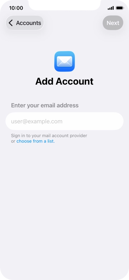 Press the field below 