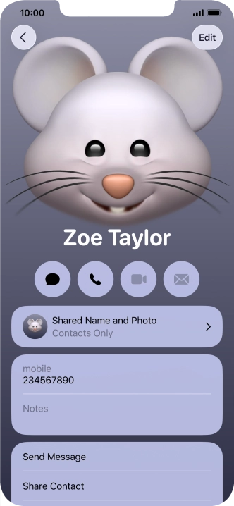 Slide your finger upwards starting from the bottom of the screen to return to the home screen.