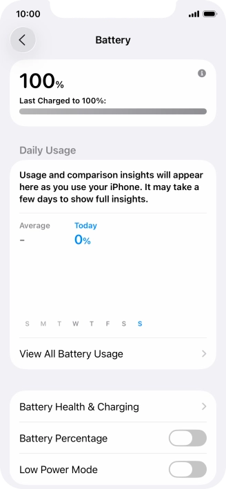Press Battery Health & Charging.