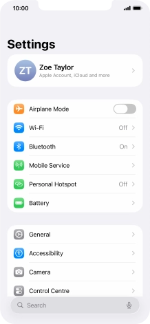 Press Accessibility.