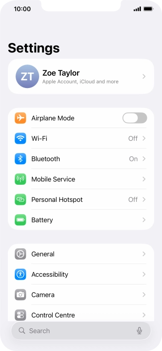 Press Accessibility.