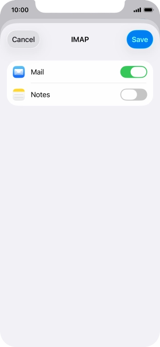 Press Save. Your email account has now been set up. To select more settings for incoming and outgoing server, proceed with the following steps.