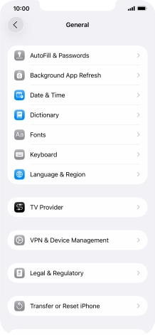 Press Background App Refresh.