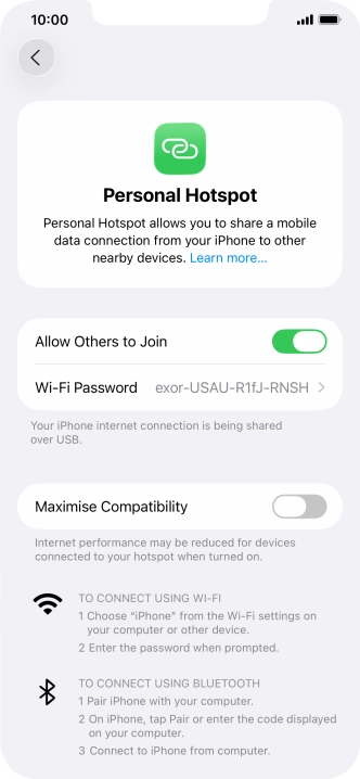 Slide your finger upwards starting from the bottom of the screen to return to the home screen.