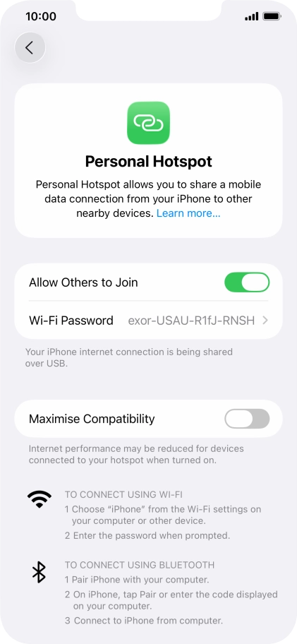 Slide your finger upwards starting from the bottom of the screen to return to the home screen.