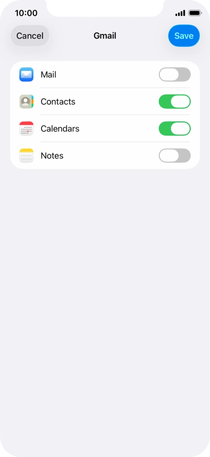 If this screen is displayed, you email account has been recognised and set up automatically. Follow the instructions on the screen to key in more information and finish setting up your email account.