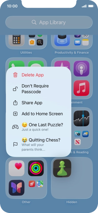 Press Don't Require Passcode.