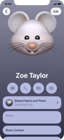 Slide your finger upwards starting from the bottom of the screen to return to the home screen.