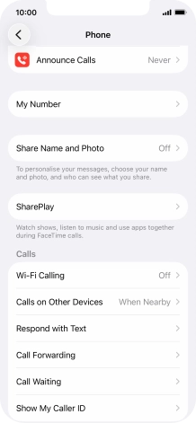 Press Show My Caller ID.
