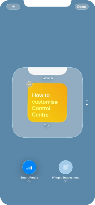 Press Smart Rotate to turn the function on or off.