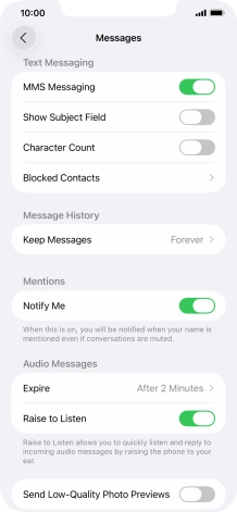 Slide your finger upwards starting from the bottom of the screen to return to the home screen.