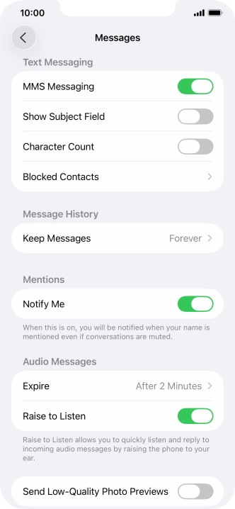 Slide your finger upwards starting from the bottom of the screen to return to the home screen.