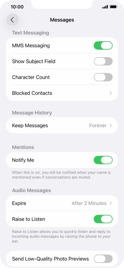 Slide your finger upwards starting from the bottom of the screen to return to the home screen.