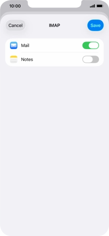 Press Save. Your email account has now been set up. To select more settings for incoming and outgoing server, proceed with the following steps.
