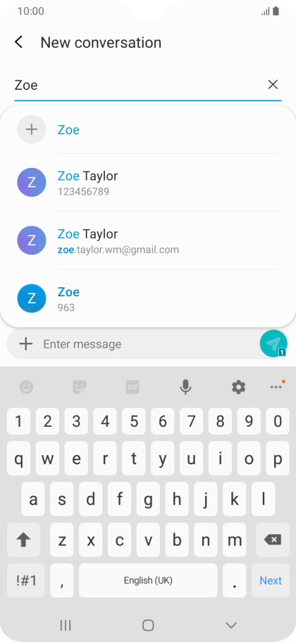 Samsung Galaxy A20 - Write and send picture messages | Vodafone Ireland