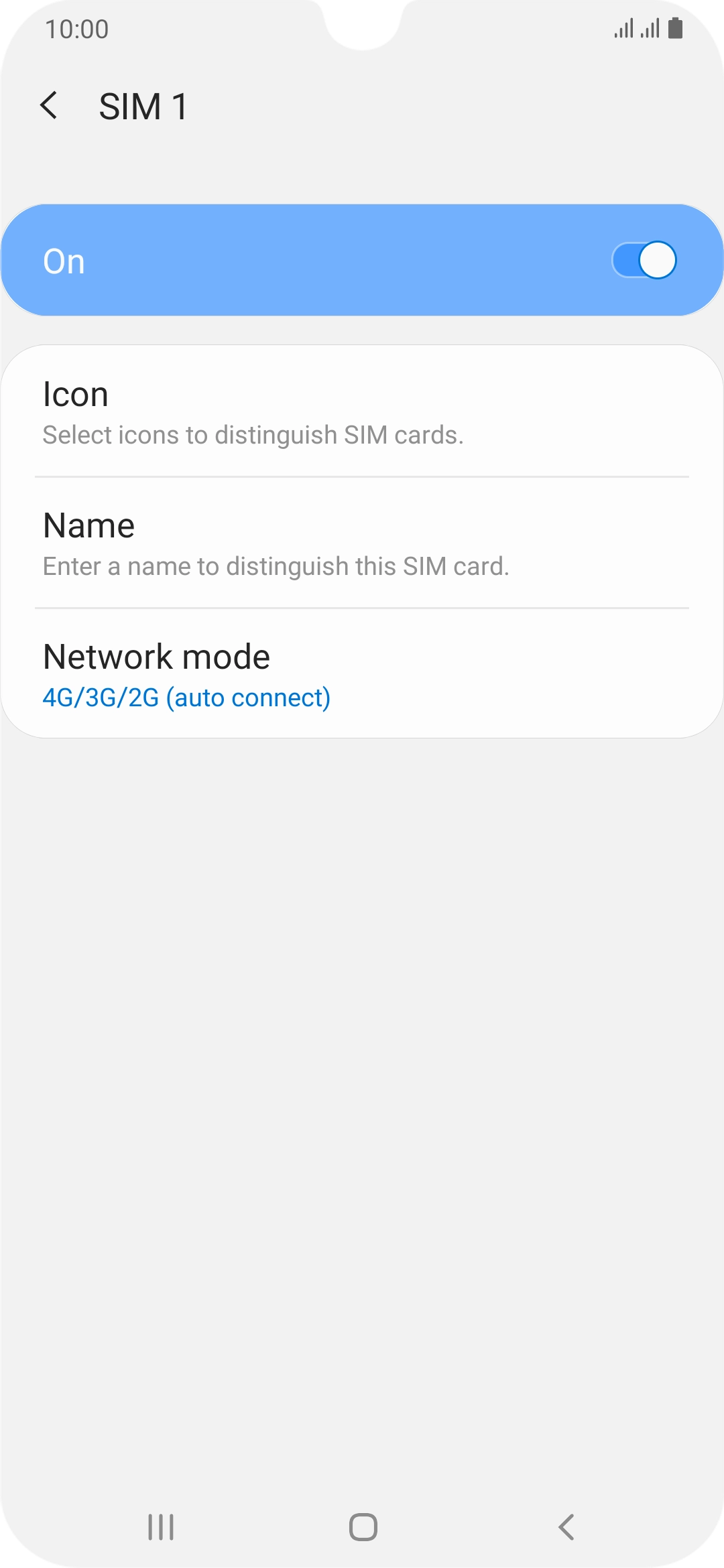 signal messenger app how to select sim card to use