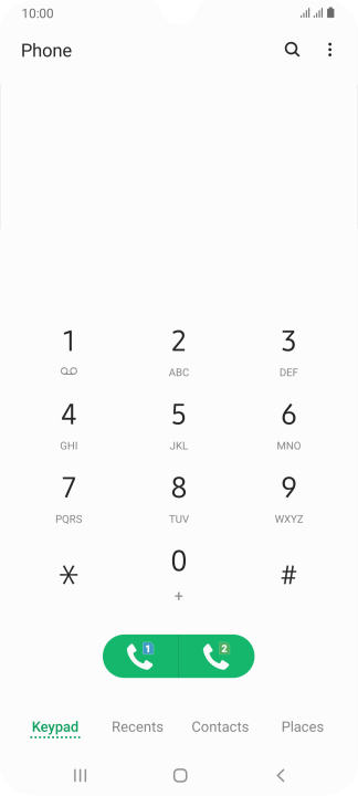 Samsung Galaxy A70 - Save voicemail number | Vodafone UK