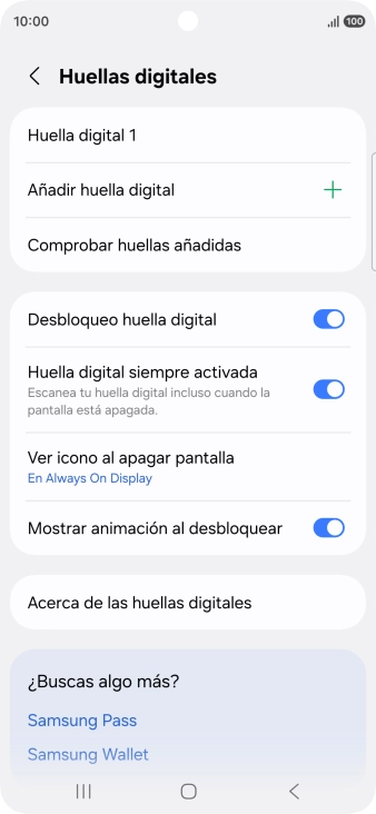 Pulsa los ajustes deseados para activarlos o desactivarlos.