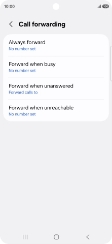 Press the Home key to return to the home screen.