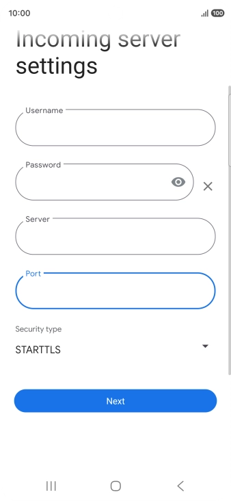 Press the drop down list below 