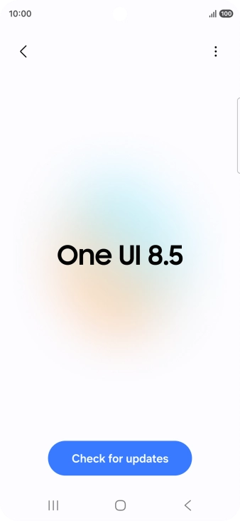 Press Check for updates. If a new software version is available, it's displayed. Follow the instructions on the screen to update the phone software.