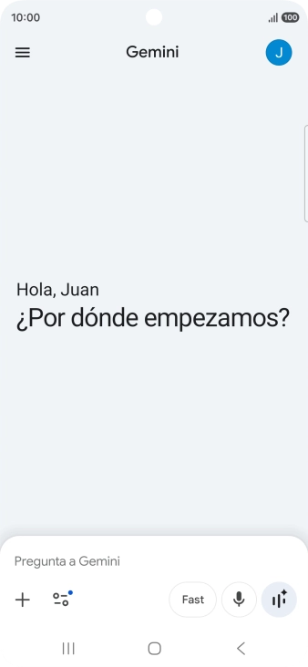 Pulsa el icono de perfil.