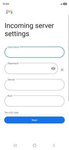 Press the field below 