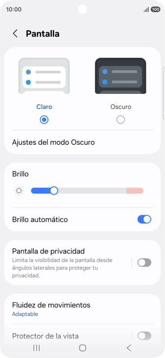 Pulsa Pantalla de privacidad.