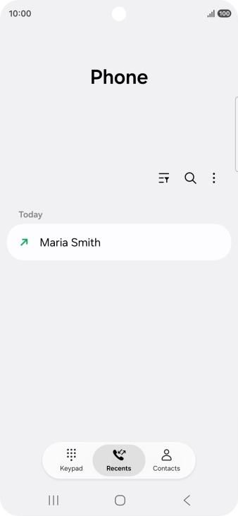 Press the required number.