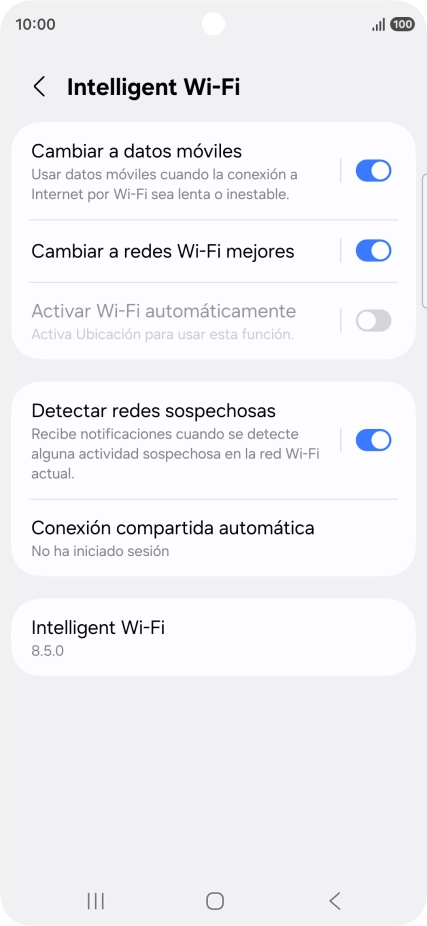 Pulsa el indicador junto a 