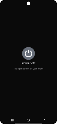Press Power off.