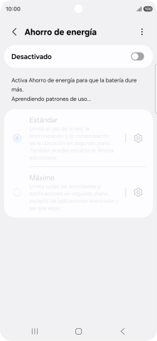 Pulsa el indicador bajo 