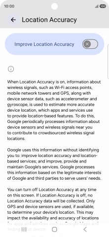 If you press the indicator next to 