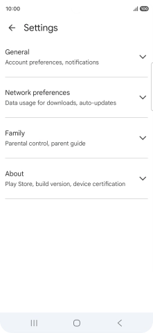 Press Network preferences.