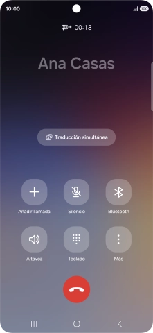 Pulsa Traducción simultánea.