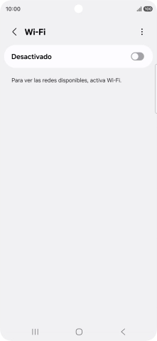 Pulsa el indicador para activar la función.