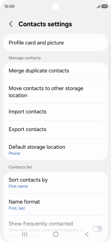 Press Merge duplicate contacts.