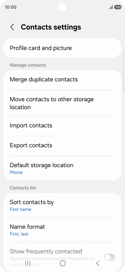 Press Merge duplicate contacts.