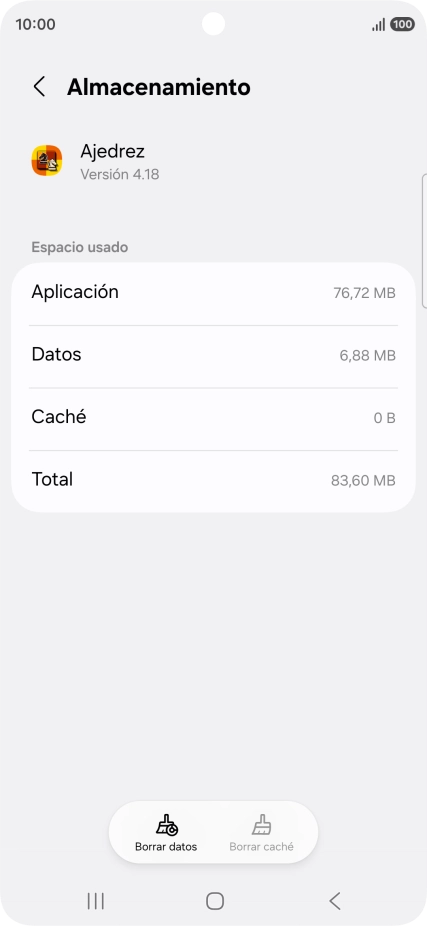 Pulsa la tecla de inicio para terminar y regresar a la pantalla de inicio.