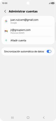 Pulsa la tecla de inicio para terminar y regresar a la pantalla de inicio.