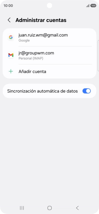 Pulsa la tecla de inicio para terminar y regresar a la pantalla de inicio.