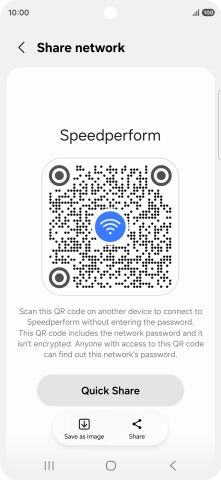 Place the QR code inside the camera frame on the other device to scan the code.