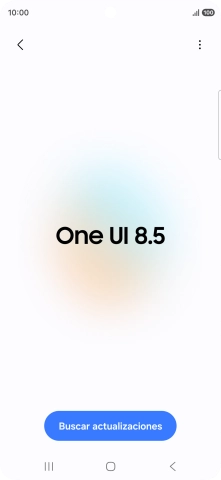 Pulsa Buscar actualizaciones. Si hay una versión de software nueva disponible, aparecerá ahora en la pantalla. Sigue las indicaciones de la pantalla para actualizar el software del teléfono.