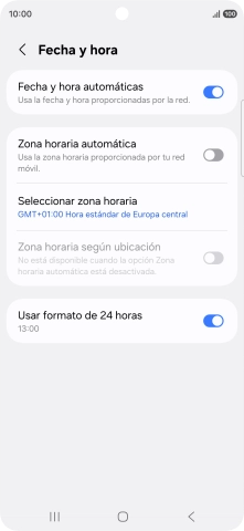 Pulsa el indicador junto a 
